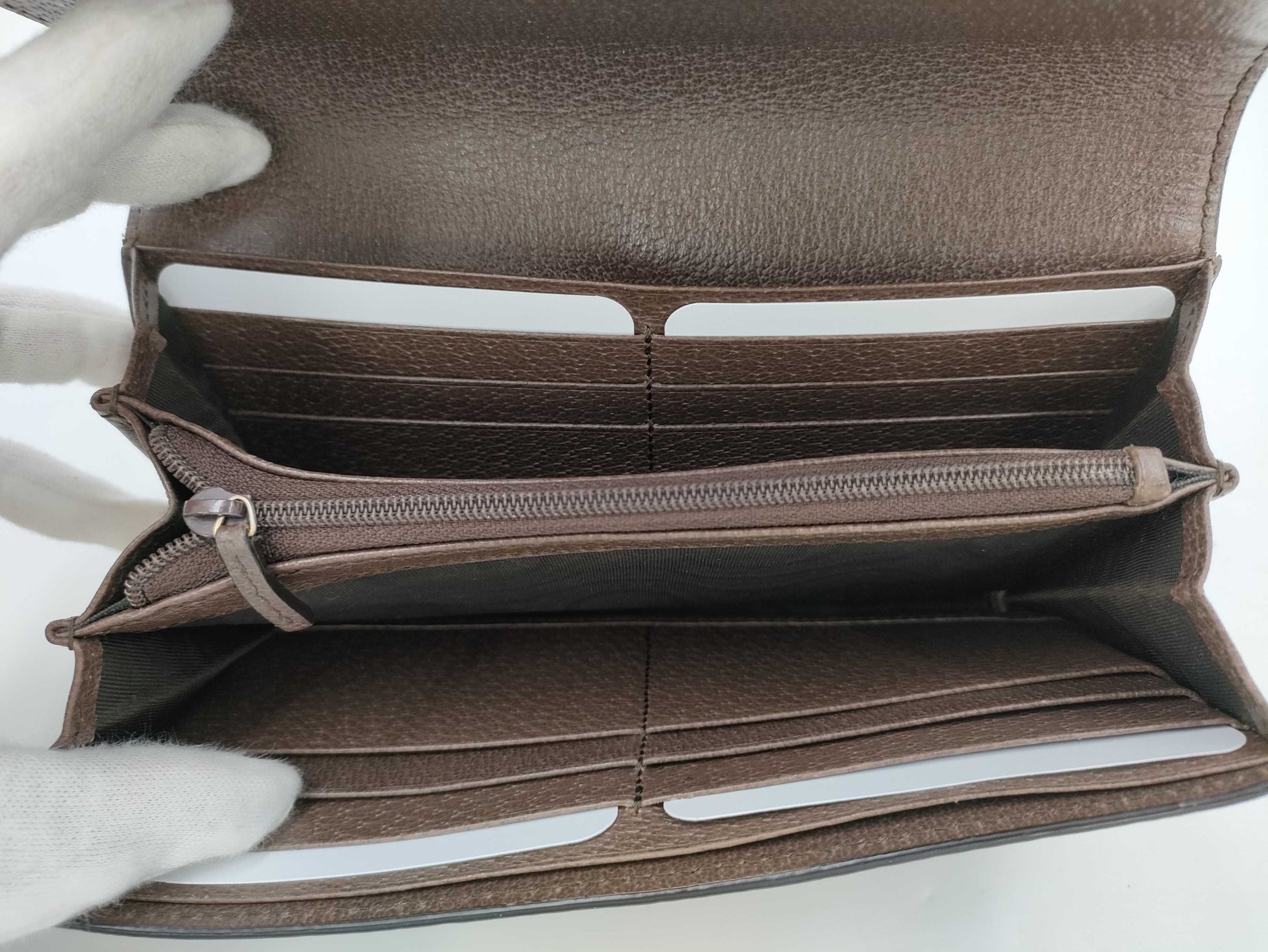 GUCCI GG Canvas Long Wallet
