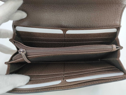 GUCCI GG Canvas Long Wallet