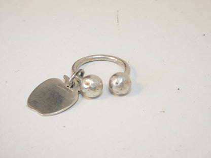 Tiffany & Co. Return to Tiffany Apple 925 Key Ring Key Case Key Holder