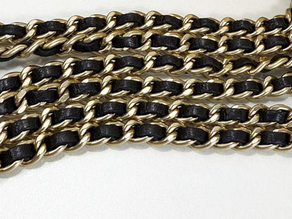 CHANEL Mini Matelasse Shoulder Bag, 20cm Wide, Tricolor, Double Chain, 18th Series, Vintage G Hardware, Seal Included, 18028601