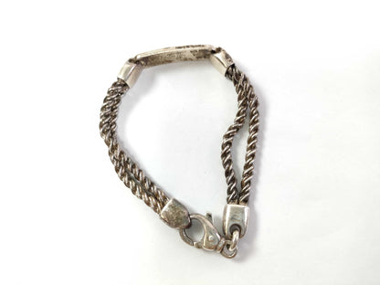 Tiffany & Co. Tiffany Double Rope Sterling Silver Bracelet/Bangle