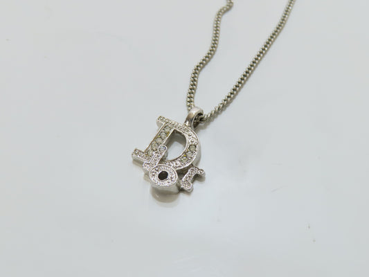 Dior DIOR Rhinestone Necklace Necklace