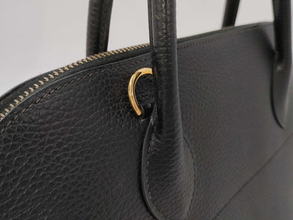 HERMES HEMRES Bolide 35 Black GD Hardware □A 2-way Handbag Handbag