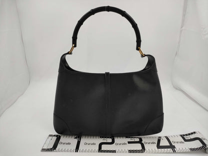 GUCCI GUCCI Gucci Jackie Bag Bamboo Kandinsky Leather Handbag