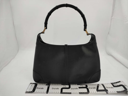 GUCCI GUCCI Gucci Jackie Bag Bamboo Kandinsky Leather Handbag