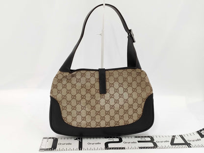 GUCCI GUCCI Jackie Bag Sherry Line GG Canvas Shoulder Bag