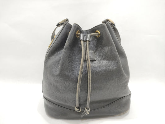 Burberry 6938 Drawstring Shoulder Bag, Black