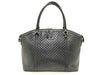 GUCCI Microssima 2-way shoulder bag tote bag with leather logo