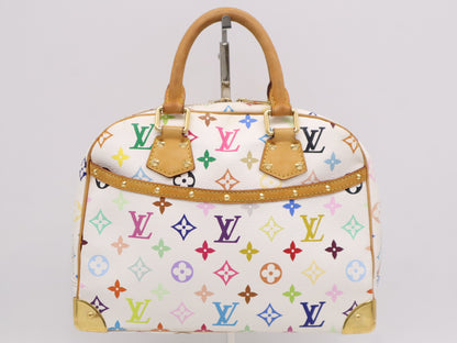 LOUIS VUITTON Monogram Multicolore M92663 Multicolore Trouville Blanc Handbag
