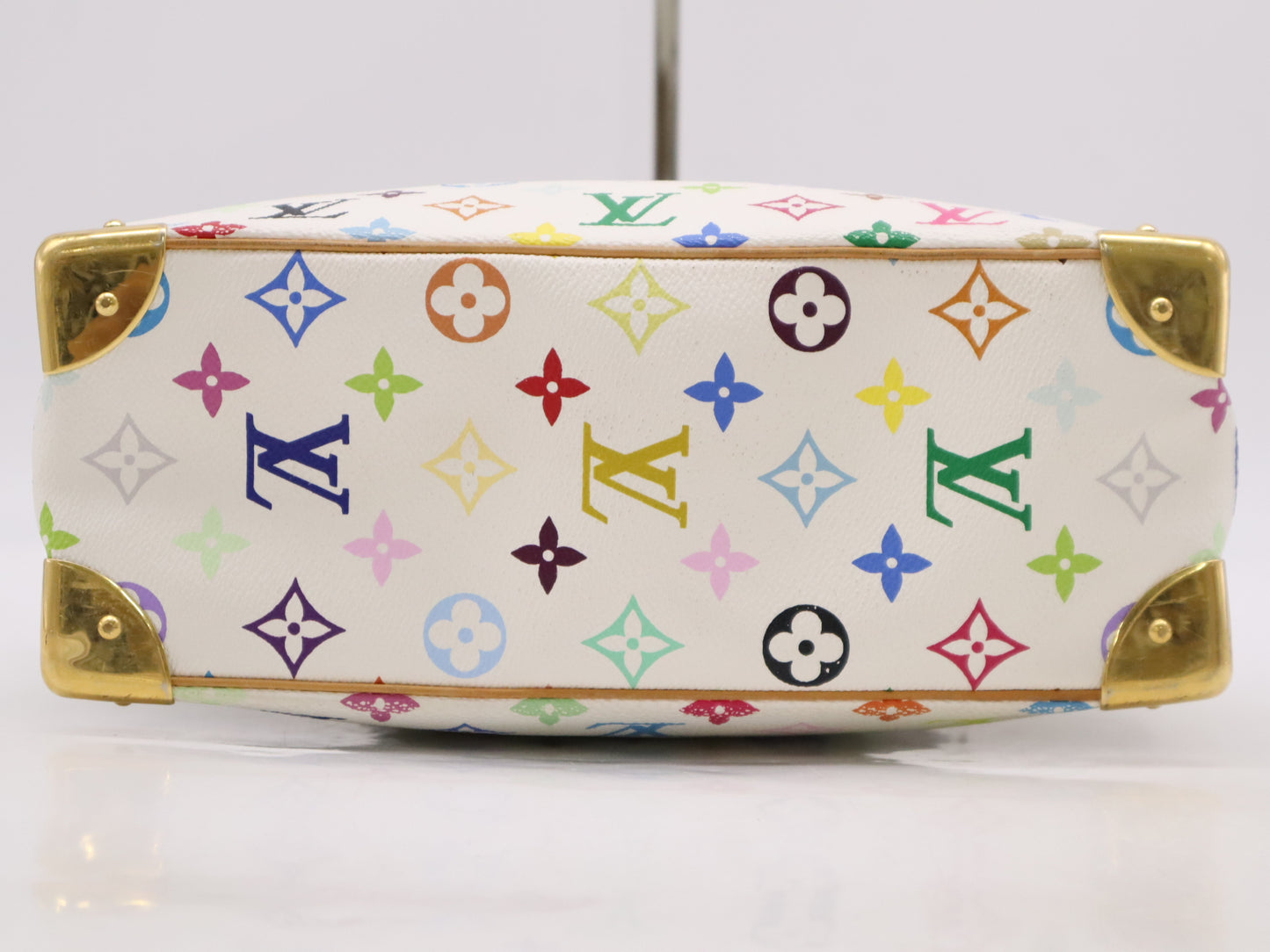 LOUIS VUITTON Monogram Multicolore M92663 Multicolore Trouville Blanc Handbag