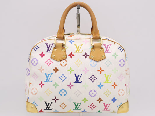 LOUIS VUITTON Monogram Multicolore M92663 Multicolore Trouville Blanc Handbag