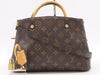LOUIS VUITTON M41055 Monogram Montaigne BB Handbag with Padlock, 2 Keys, Cloche, and Shoulder Strap