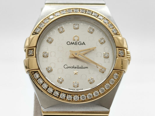 OMEGA 123.25.27.60.52.002 92052325 Quartz Silver Dial Women's Watch