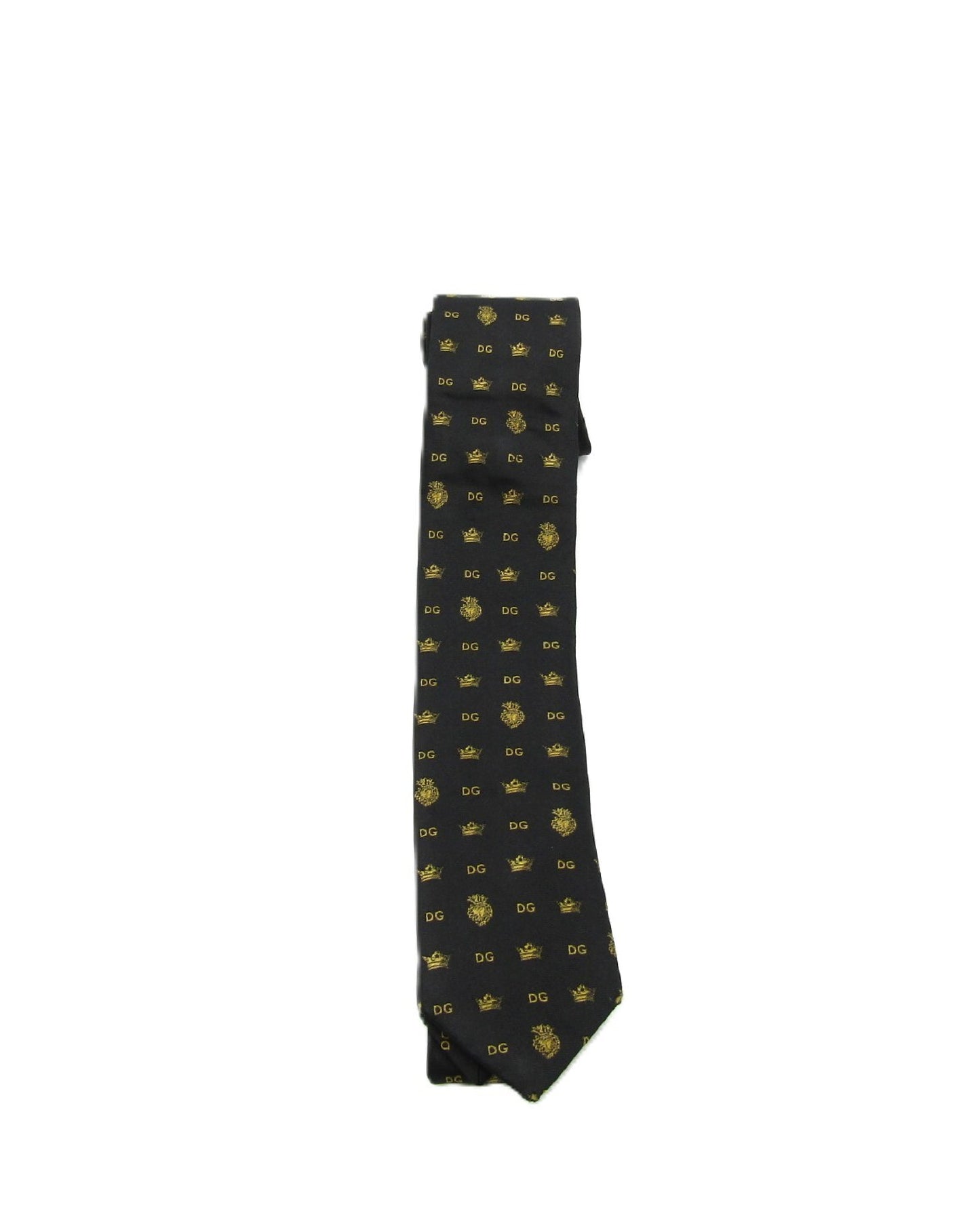D&G Silk Tie Black/Yellow Tie
