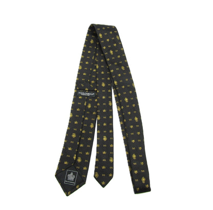 D&G Silk Tie Black/Yellow Tie