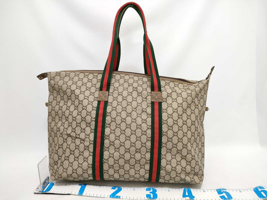 GUCCI GG Plus Sherry Line Boston Bag
