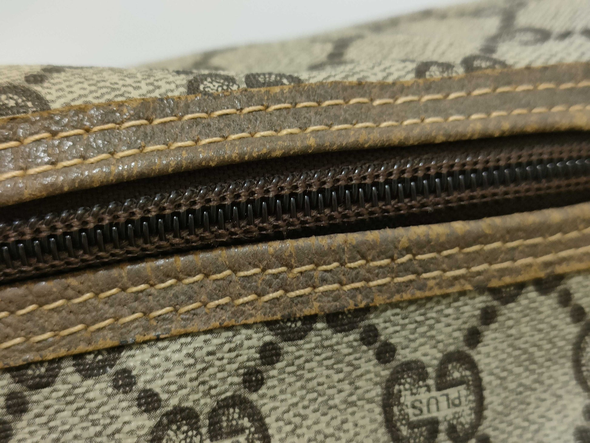 GUCCI GG Plus Sherry Line Boston Bag