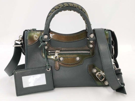 BALENCIAGA Giant Mini City 2-Way Handbag 309544 Handbag