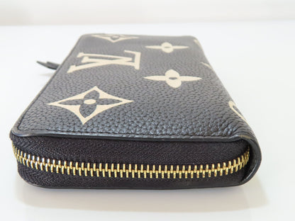 LOUIS VUITTON Monogram Empreinte LV Mono Bicolor Empreinte Zippy Wallet M80481 Wallet