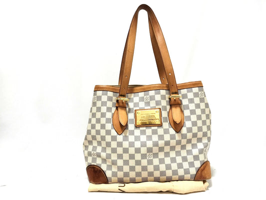 LOUIS VUITTON Damier Azur Hampstead PM Boston Bag N51206