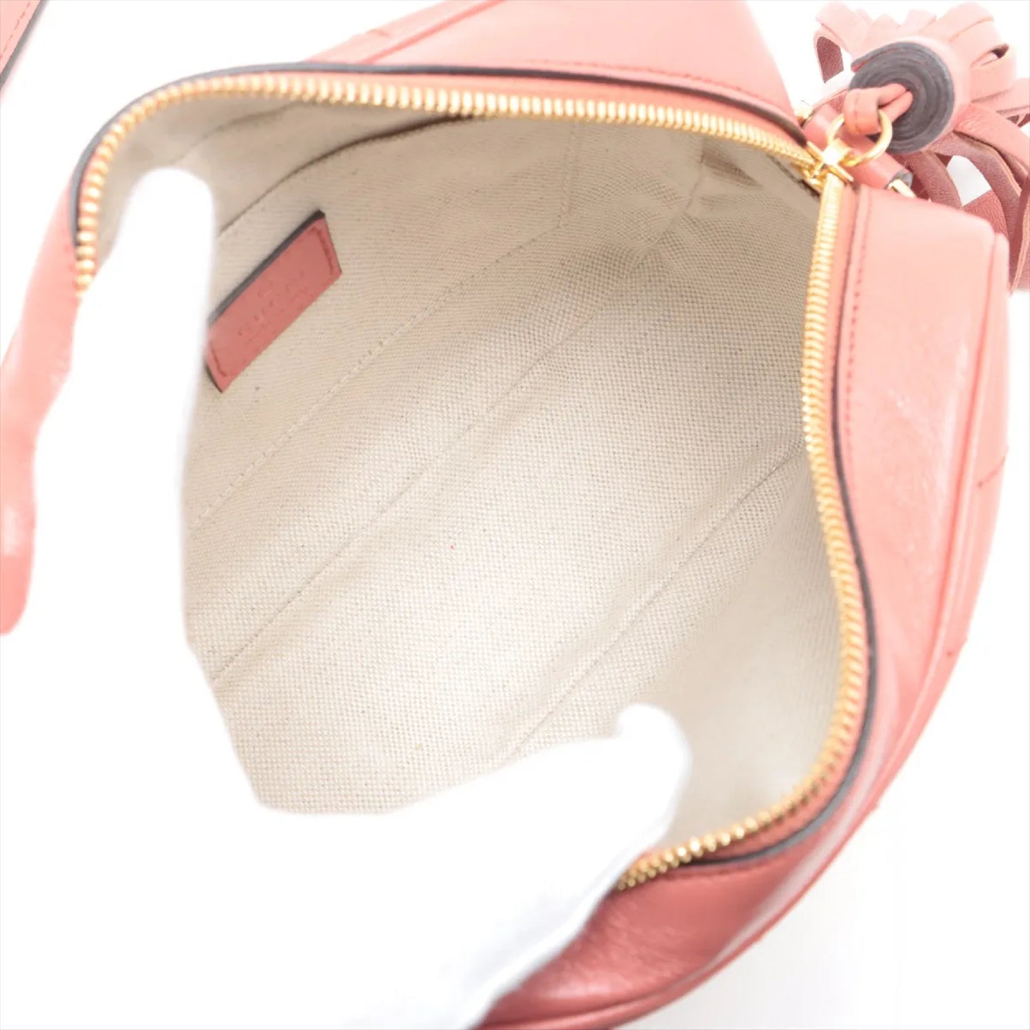 GUCCI Blondie Leather Shoulder Bag, Pink, 742360, Box and Bag Included