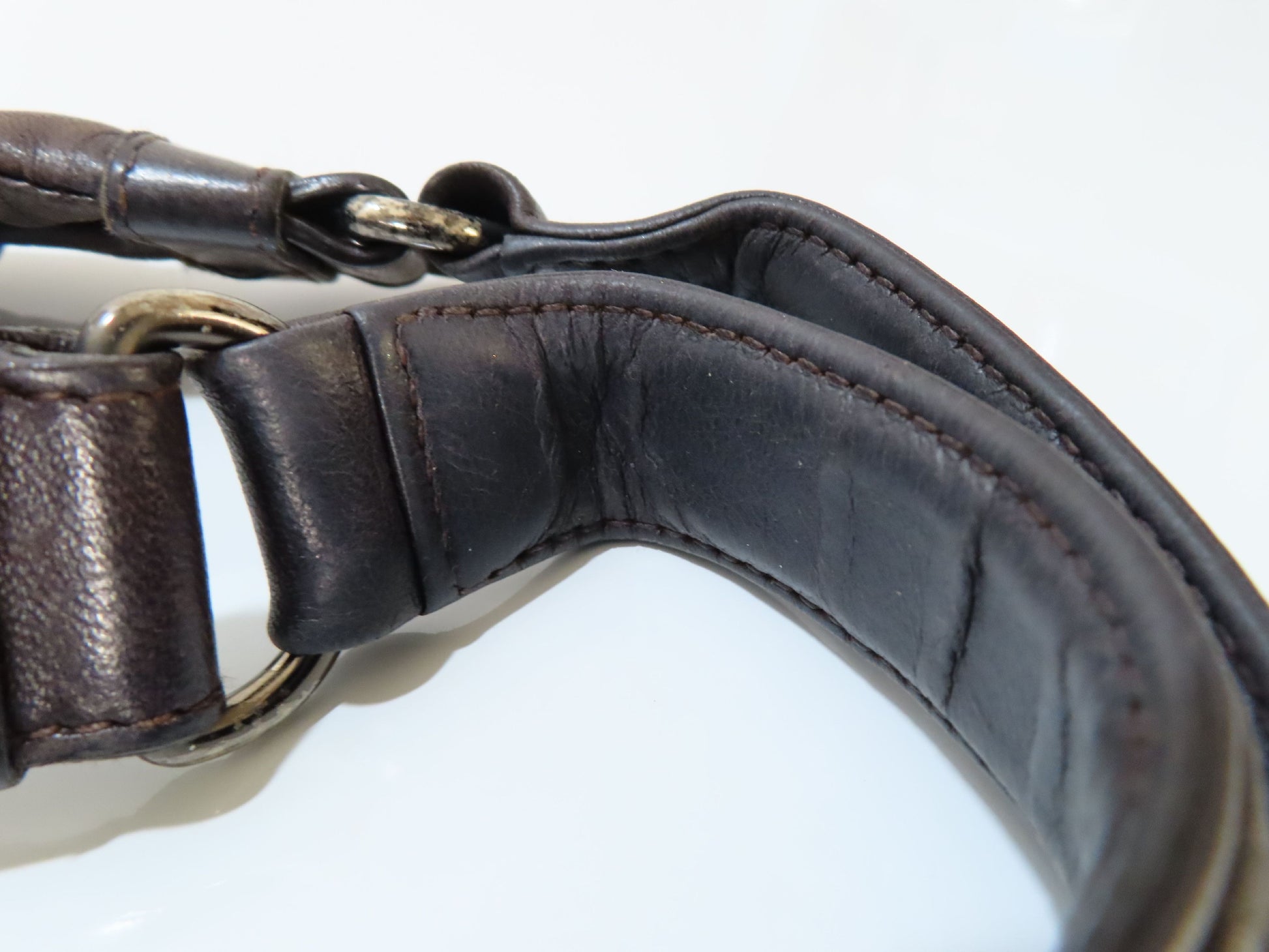 BOTTEGA VENETA Intrecciato Leather Shoulder Bag in Black 