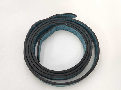 HERMES Arzan 25 Verso Shoulder Bag in Taurillon Clemence Leather, New Blue Jean Leather, Caban, GD Hardware, B Stamp