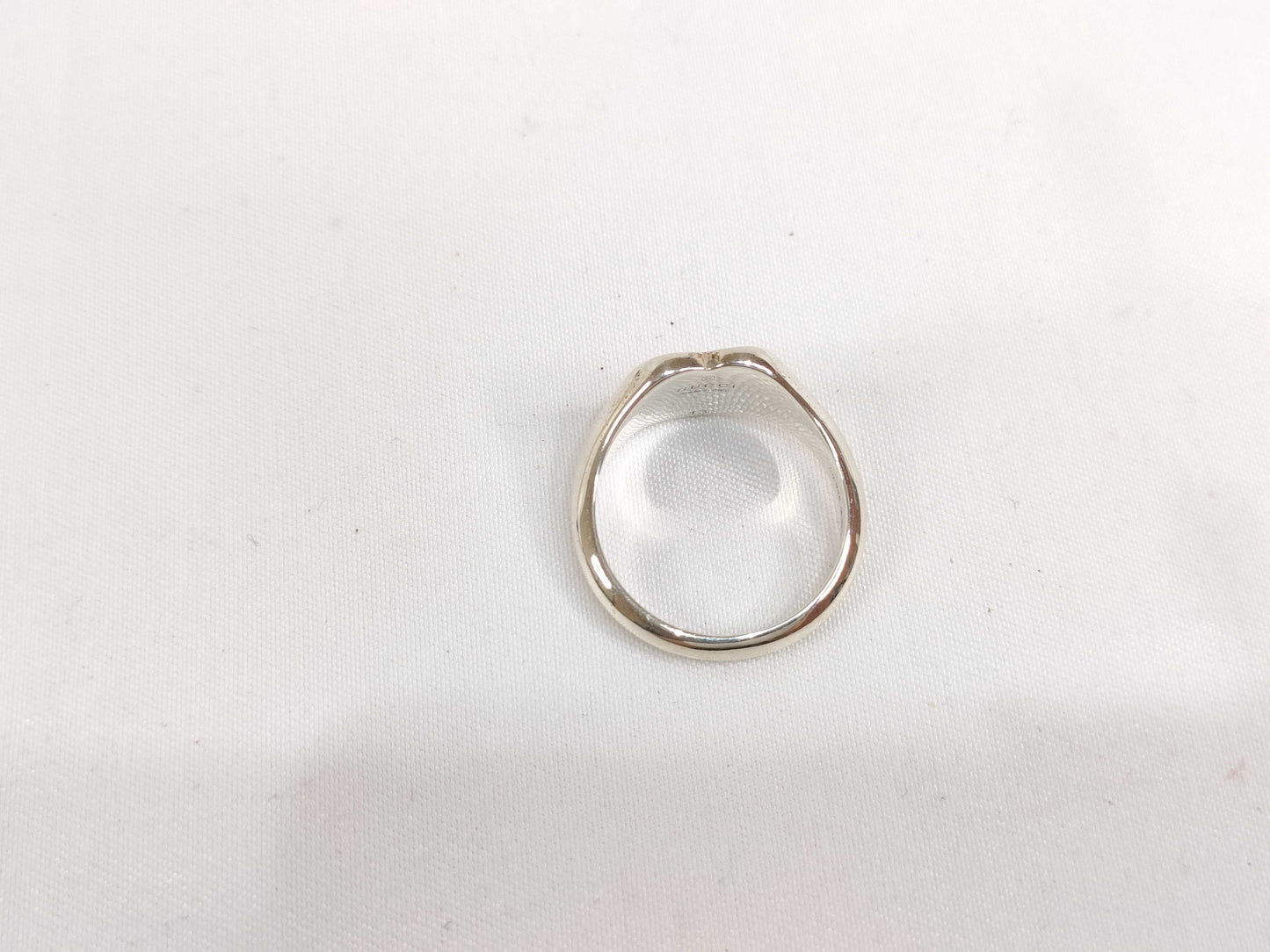GUCCI Interlocking Heart 925 4.0g Ring