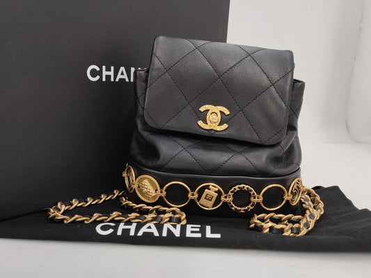 CHANEL Lambskin Backpack Rucksack