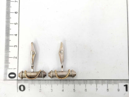 Tiffany & Co. Tiffany 750xSV Cufflinks 9.6g Tie Clip/Cufflinks
