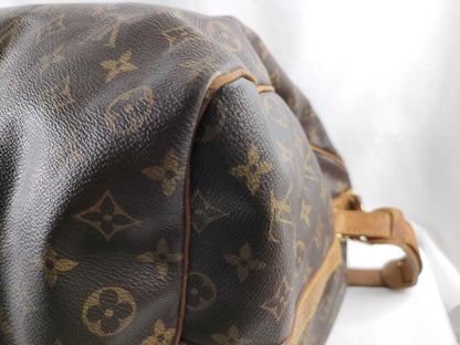 LOUIS VUITTON Monogram Keepall Bandouliere Boston Bag