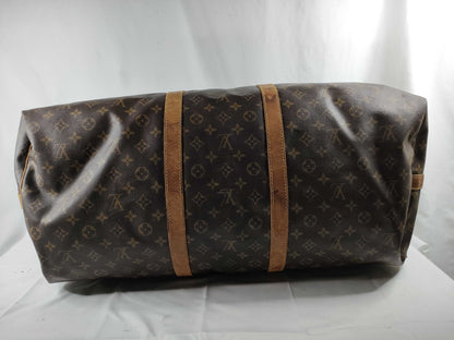 LOUIS VUITTON Monogram Keepall Bandouliere Boston Bag