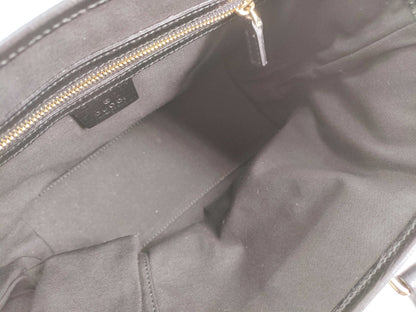GUCCI GG Canvas Handbag Black