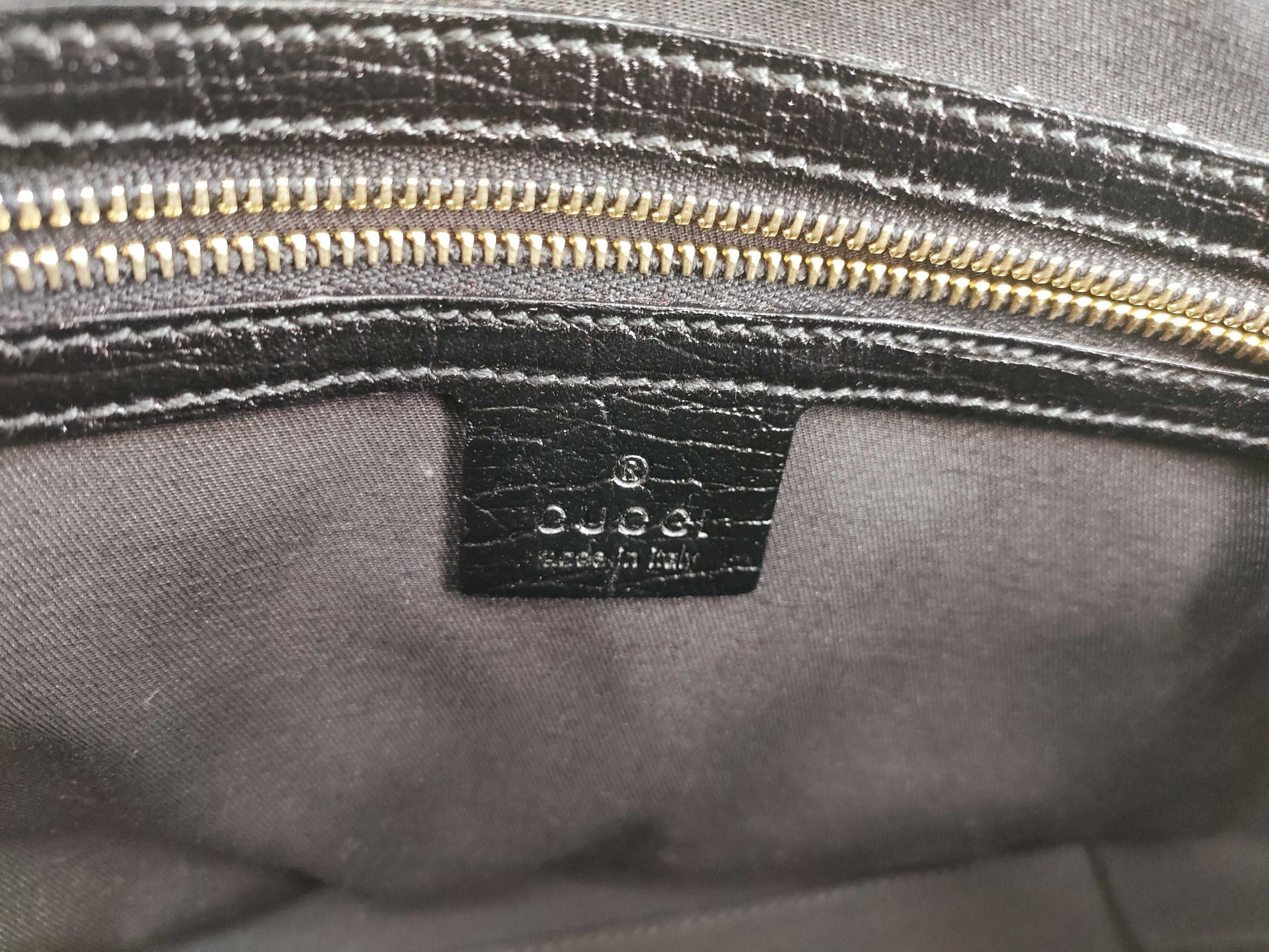 GUCCI GG Canvas Handbag Black