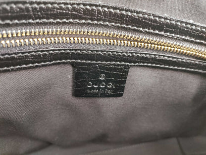 GUCCI GG Canvas Handbag Black
