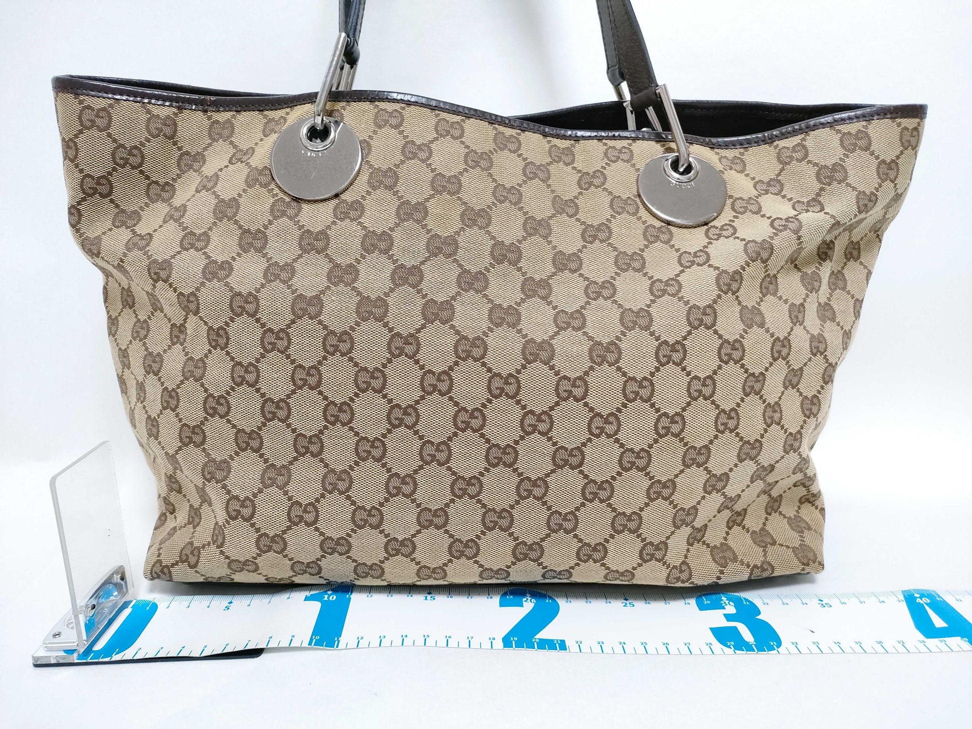 GUCCI GG Canvas Tote Bag Gucci GG Canvas Tote Bag