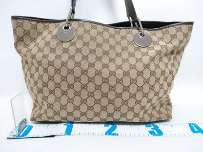 GUCCI GG Canvas Tote Bag Gucci GG Canvas Tote Bag
