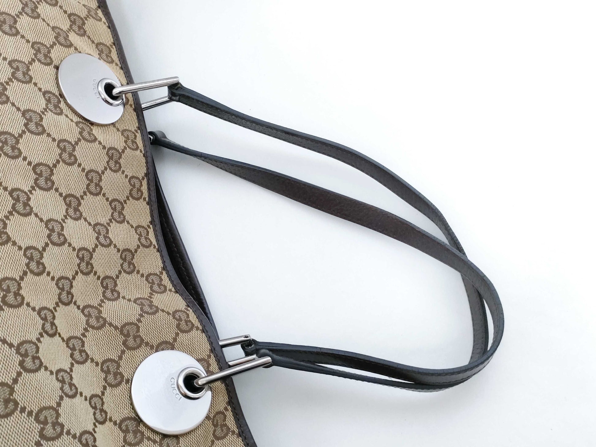 GUCCI GG Canvas Tote Bag Gucci GG Canvas Tote Bag