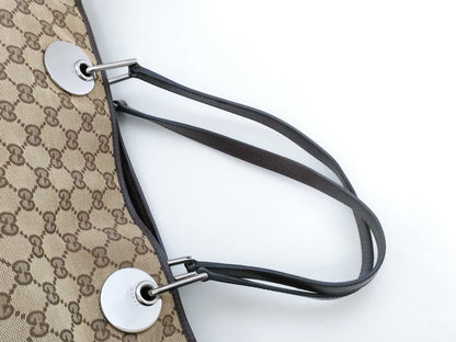 GUCCI GG Canvas Tote Bag Gucci GG Canvas Tote Bag