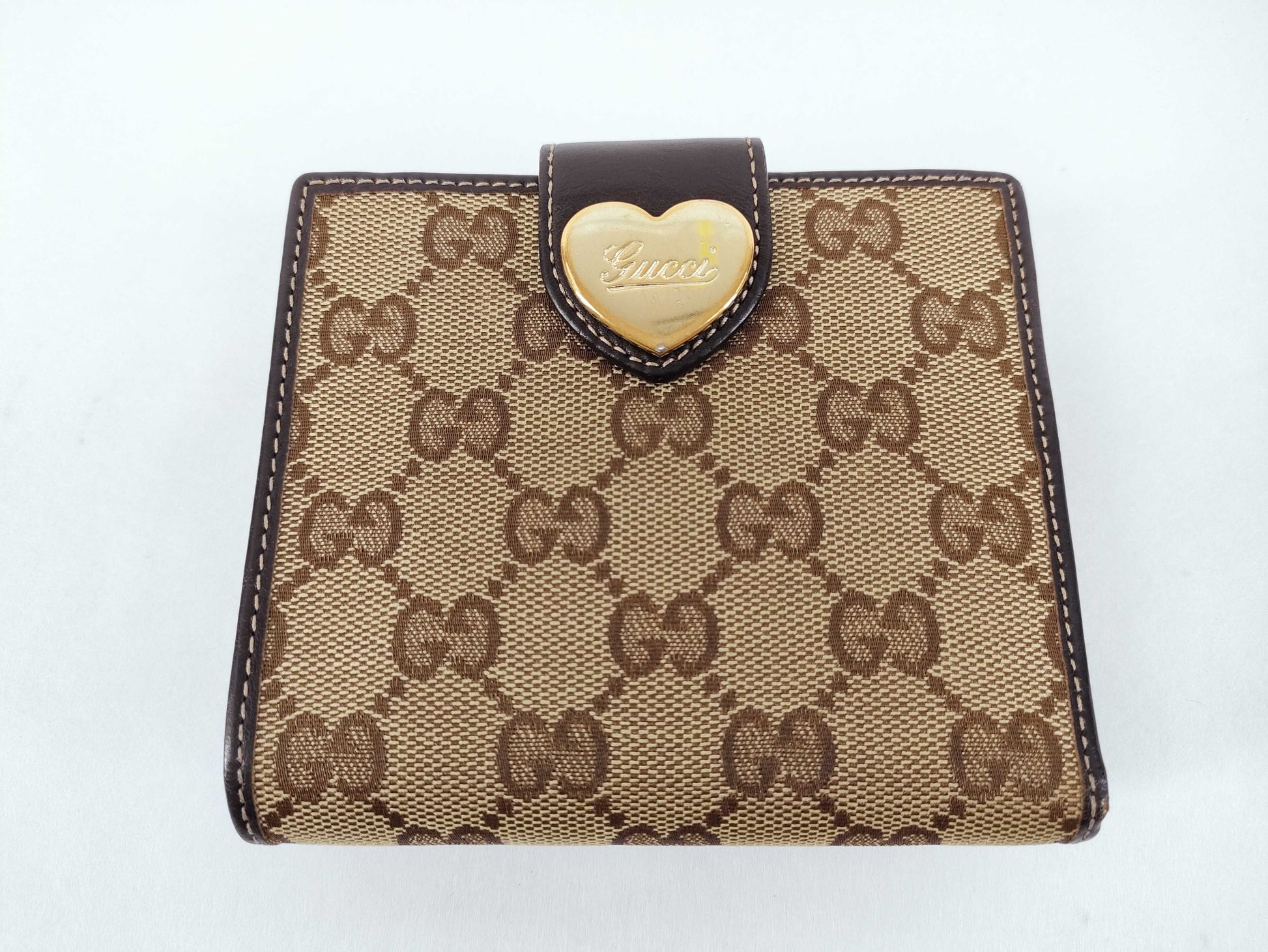 GUCCI GG Canvas Folding Wallet