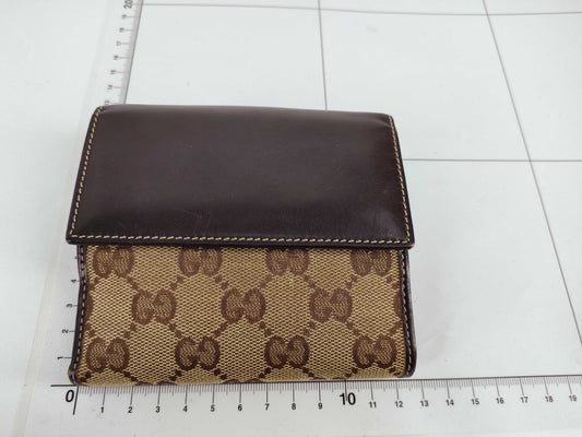 GUCCI GG Canvas Folding Wallet
