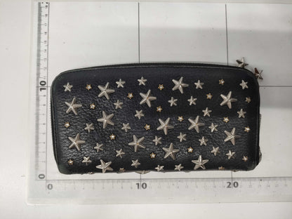 JIMMY CHOO Star Stud Zippy Wallet