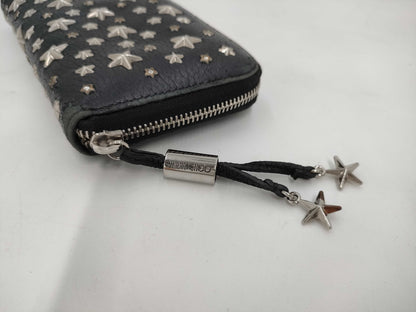 JIMMY CHOO Star Stud Zippy Wallet