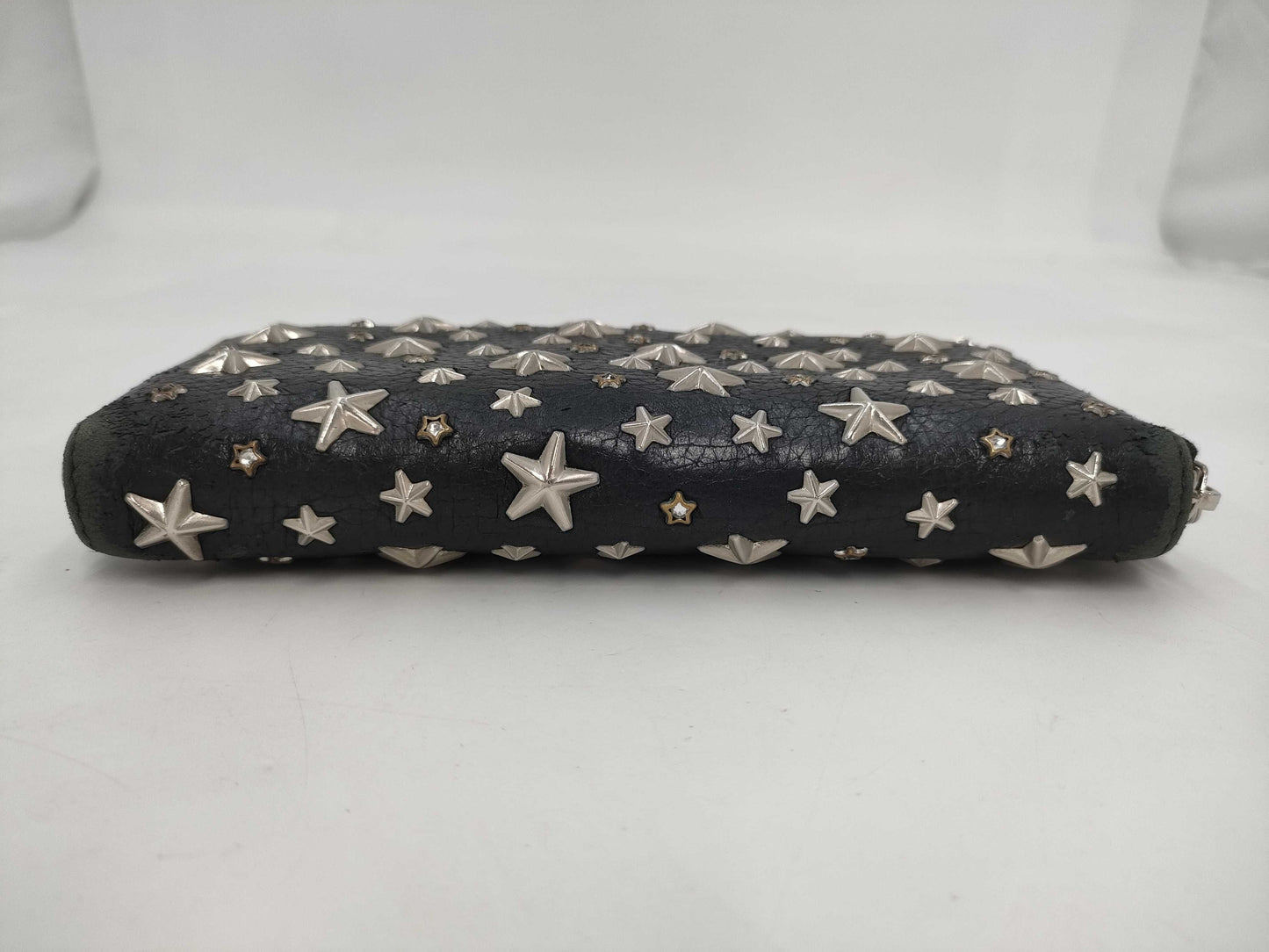 JIMMY CHOO Star Stud Zippy Wallet