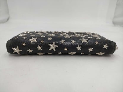 JIMMY CHOO Star Stud Zippy Wallet
