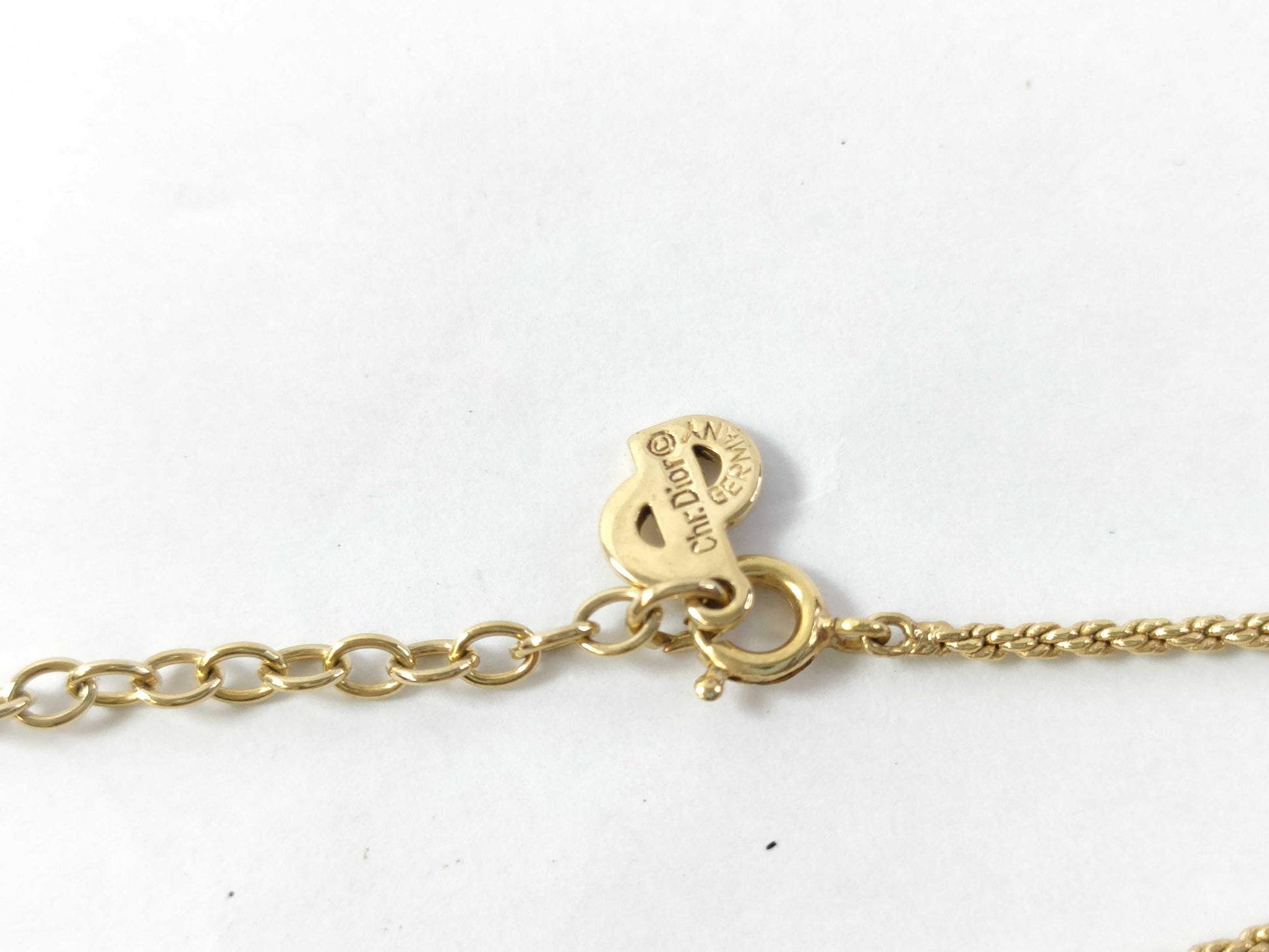 Dior CD Necklace Gold Necklace