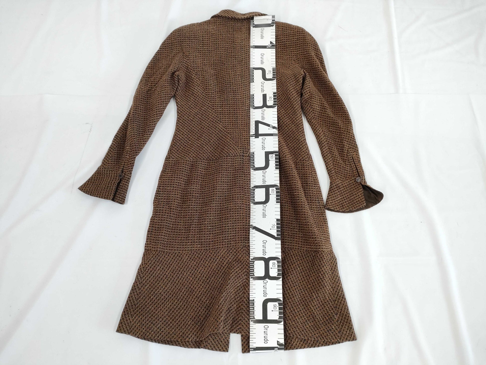 CHANEL 97A P09338 Tweed Coco Mark Zip-Up Dress