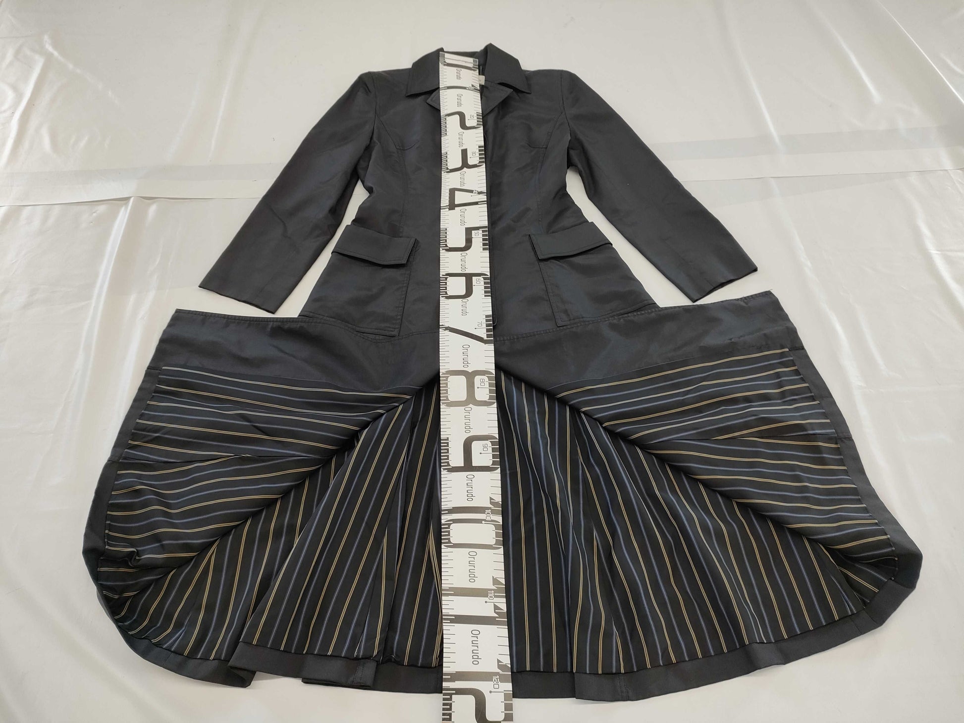 Dior Silk Flared Long Coat