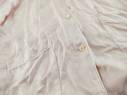 Miu Miu Miu Pajama Shirt, Size Small, Pink