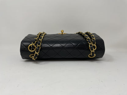 CHANEL CHANEL Shoulder Bag Matelasse Double Flap Black Shoulder Bag